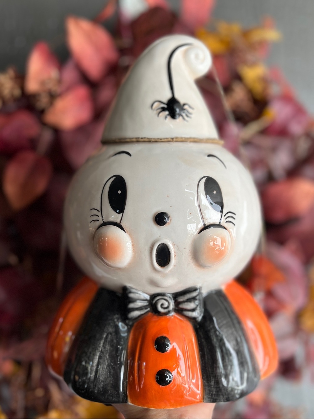 ✨NEW🧡Johanna Parker 2026 Ghost Cookie Jar🖤